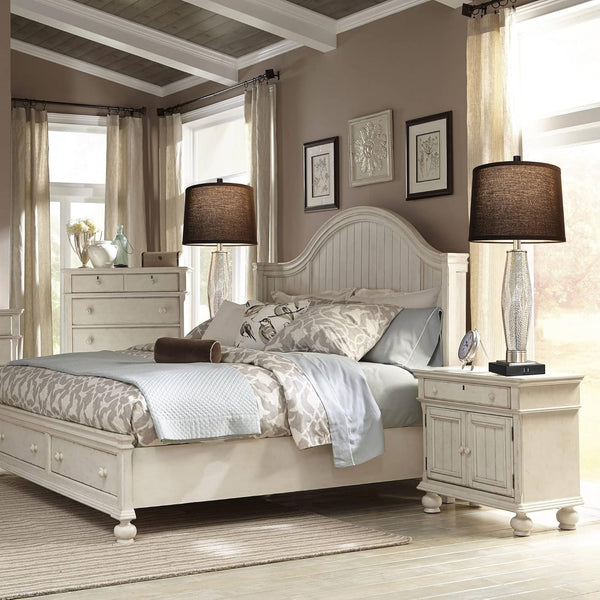 English Elm Table Rustic Farmhouse Bedside Lamps Set of 2 with Nightlight, 4-Way Rotary Switch, Linen Shade LED Black W3355P391317