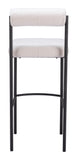 Livorno Barstool - Set of 2 Ivory 109812 Zuo Modern