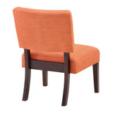 OSP Home Furnishings Jasmine Accent Chair Tangerine