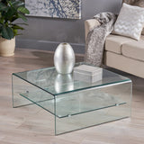 Christopher Knight Home® - Noble House - Atticus Tempered Glass Coffee Table