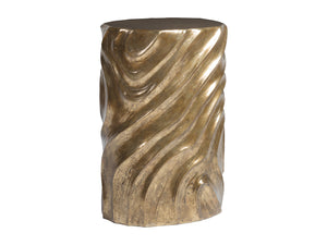 Lexington Artistica Home Catalan Oval Drum Table - Whimsical Bronze-clad Sculpture For Unique Home Decor & Signature Designs Bronze Wood 2180-950