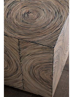 Lexington Artistica Home Bora Unique Bunching Table - Artistica Home's Signature Designs With Stunning Vine Inlay Finish Ebony Wood 2182-951