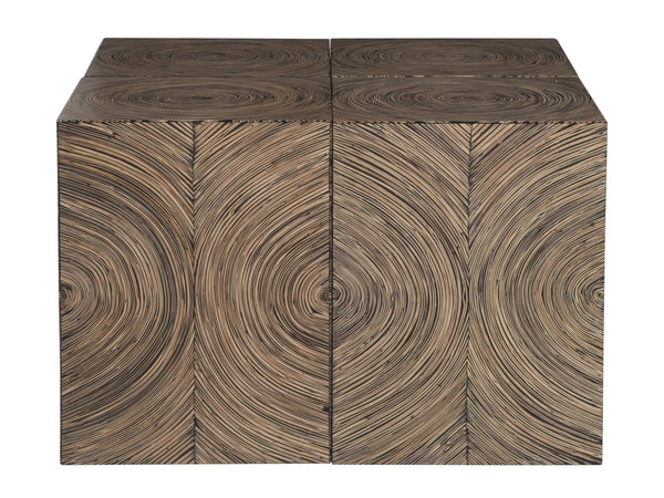 Lexington Artistica Home Bora Unique Bunching Table - Artistica Home's Signature Designs With Stunning Vine Inlay Finish Ebony Wood 2182-951