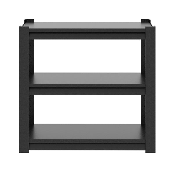 English Elm 20-30 Gallon Fish Tank Stand with Adjustable 3-Tier Metal Shelves, Heavy-Duty Stylish Rack for Home Office Black T2398P211225