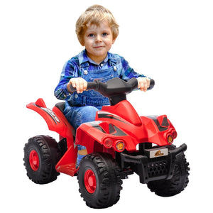 English Elm Qaba 6v Battery Powered Kids Atv Ride on Four Wheeler with Music Ages 2 to 6 W2225P249803