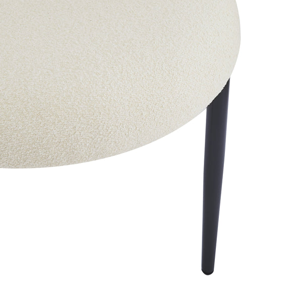 English Elm Christopher Knight Home® - Dining Chair Set Of 2 - Modern Upholstered Dining Chairs With Sleek Metal Legs For Stylish Comfort N779P186912W