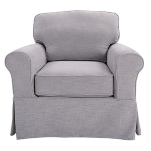 OSP Home Furnishings Ashton Chair Fog