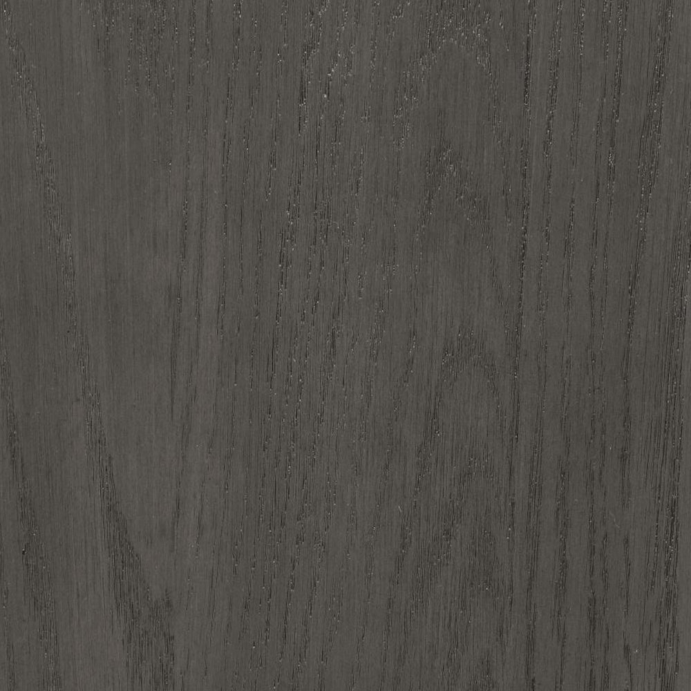 English Elm Oval 60-inch Extension Leaf Dining Table with Medium Grey Finish, Storage Base & Open Shelf B016P369261