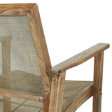 OSP Home Furnishings Lavine Cane Armchair Rustic Natural