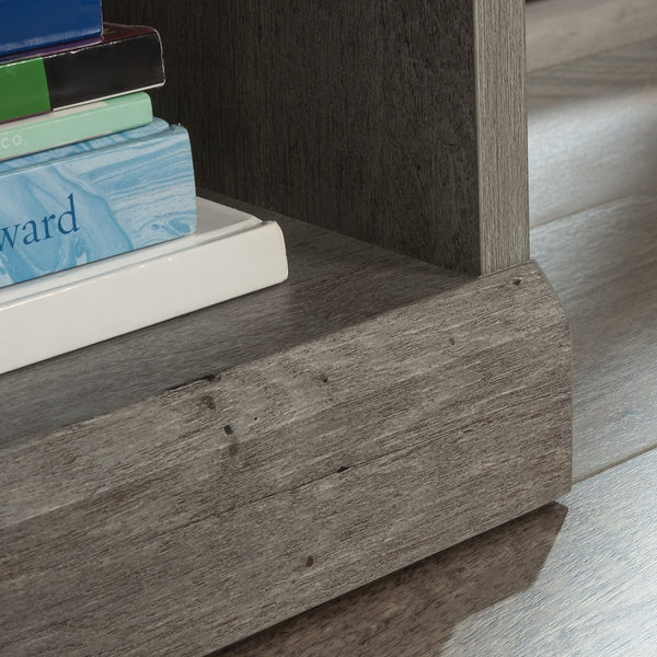 English Elm Open Open Storage Cabinet Brown Finish for Crafts & Office — Compact, Durable, Scratch-Resistant Organizer B356P367953