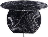 Formentera Black Dining Table 219Black-DT48 Meridian Furniture