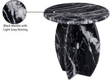 Formentera Black End Table 219Black-ET Meridian Furniture