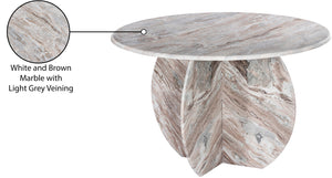 Formentera Brown Dining Table 219Brown-DT48 Meridian Furniture