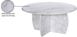 Formentera White Coffee Table 219White-CT Meridian Furniture