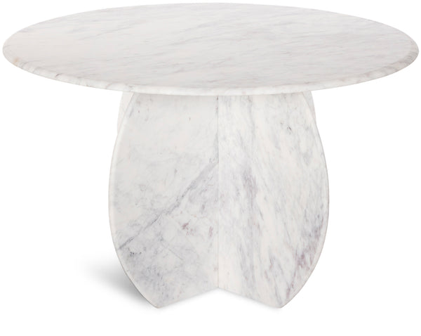 Formentera White Dining Table 219White-DT48 Meridian Furniture