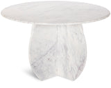 Formentera White Dining Table 219White-DT48 Meridian Furniture