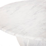 Formentera White Dining Table 219White-DT48 Meridian Furniture