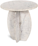 Formentera White End Table 219White-ET Meridian Furniture