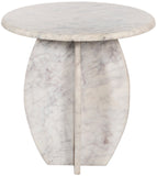 Formentera White End Table 219White-ET Meridian Furniture