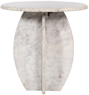 Formentera White End Table 219White-ET Meridian Furniture