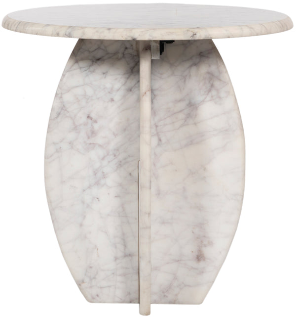 Formentera White End Table 219White-ET Meridian Furniture