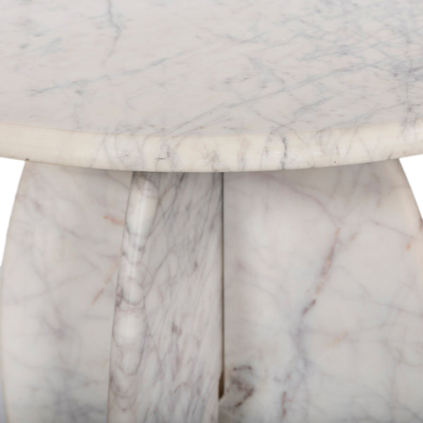 Formentera White End Table 219White-ET Meridian Furniture