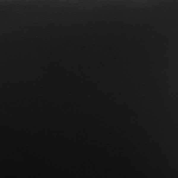 English Elm Fremont Top-Grain Leather Wood Arm Push Back Recliner with Chestnut Arms and Cushioned Headrest Black B050P366071