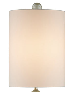 Currey & Company Hutson Table Lamp - Milano-inspired Chic With Sculptural Silhouette, Elegant Sheen & Tall Shade Design Ivory Composite 6000-1038-currey-company