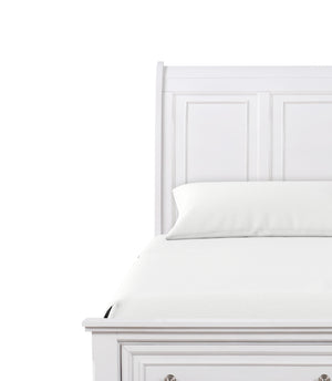 English Elm Meade Elegant White King Bed With Storage, Timeless Design & Quality Craftsmanship For Your Bedroom B078S00566