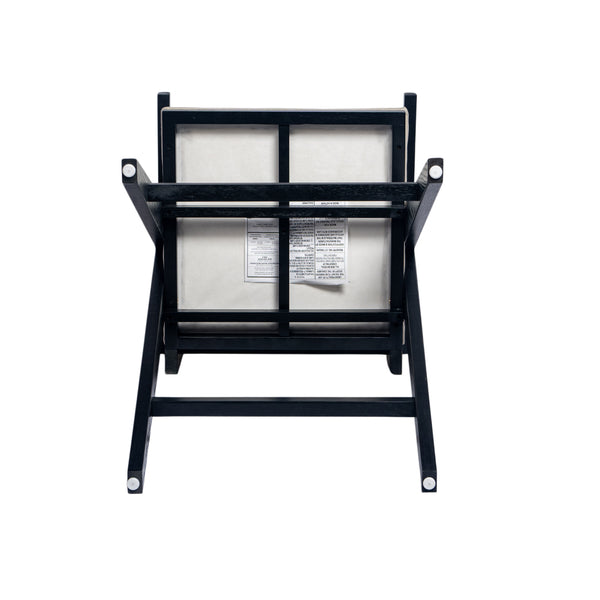 English Elm Christopher Knight Home® - 27" Woven Cane Back Bar Stool with Foam-Padded Polyester Seat, Durable Rubberwood Frame, 300lb Capacity Black+Natural,Cream Grey N780P237930B