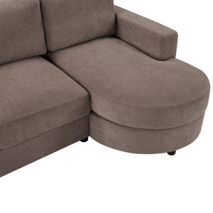English Elm Swivel Barrel Accent Chair Chenille Tufted Round Club Seat for Living Room Lounge N719S002170D