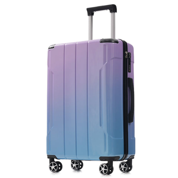 English Elm Luggage 3 Piece Polycarbonate Hardshell Set with Tsa Lock and Spinner Wheels for Travel N730P298383M