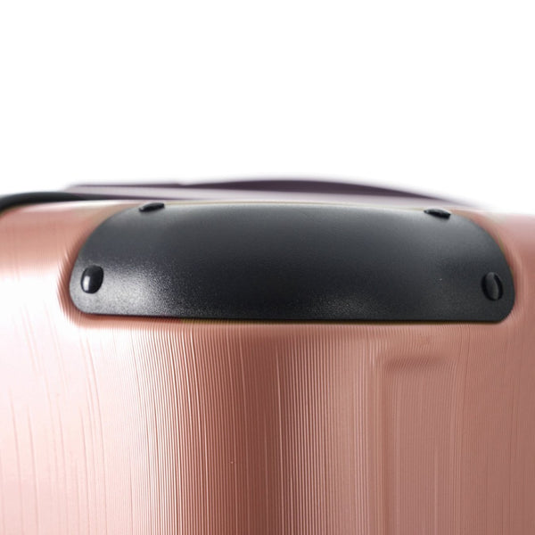 English Elm Hardshell Abs Checked Suitcase with 360 Spinner Wheels Expandable Tsa Lock 28 Inch Rose Pink N730P296747W