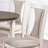 English Elm Oliyan White Dining Chair With Padded Seat (Set Of 2)