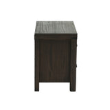 English Elm 2 Drawers Nightstand In Espresso