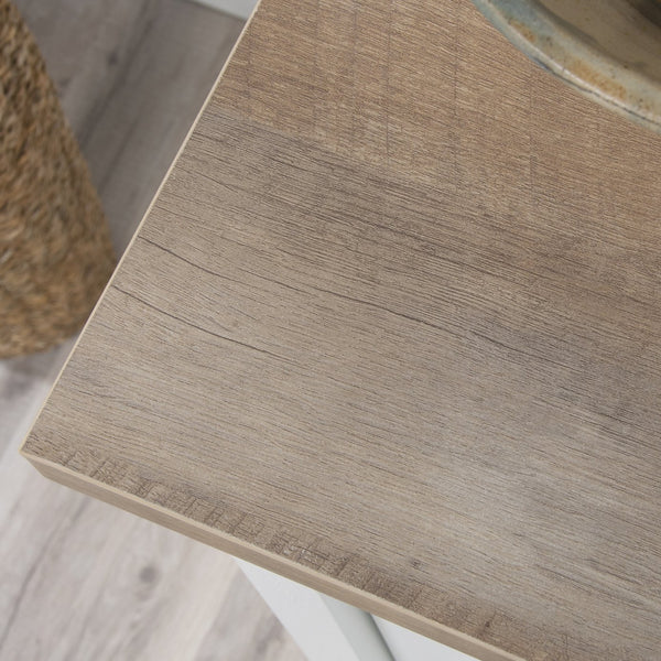 English Elm Credenza, Modern White Storage Solution With Easy Assembly For Home Office, Living Room, Entryway B356P402768