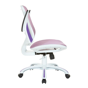 OSP Home Furnishings Riley Office Chair Purple
