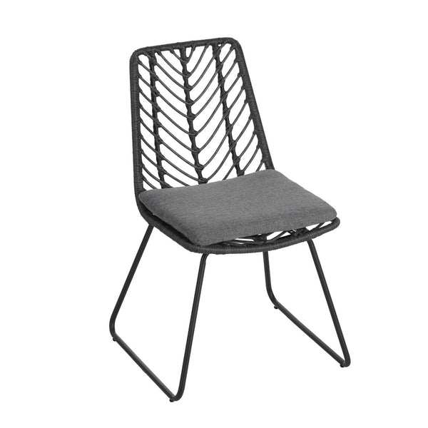English Elm 9 Piece Outdoor Wicker Dining Set Seats 8 with Iron Frame Pe Rattan Patio Table N762S000023AAE