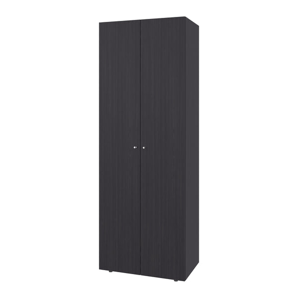 English Elm FM Tolleson 3-Door Tall Wardrobe Cabinet with Full-Length Rod, 4 Shelves, Scratch-Resistant Finish Wenge 71.26 L x 20.08 W x 5.12 H B128P361085
