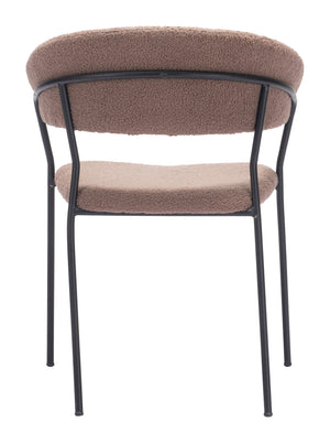 Josephine Dining Chair - Set of 2 Brown 109670 Zuo Modern