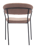 Josephine Dining Chair - Set of 2 Brown 109670 Zuo Modern