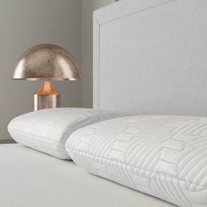 English Elm Bella Cooling Memory Foam Pillow with Phase Change Cover for Hot Sleepers B337P360166