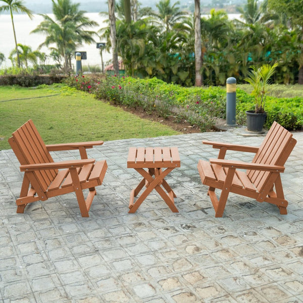 English Elm Shoreline Recycled Hdpe Folding Adirondack Chair Fully Assembled Modern Patio Seating Teak B2745P409679