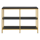 OSP Home Furnishings Modern Life Bookcase in Black Black