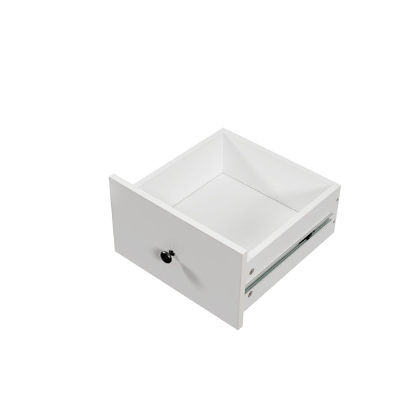 English Elm Elegant White Storage Cabinet – Modern Design With Glass Doors & Ample Space For Any Room Decor W331P298186
