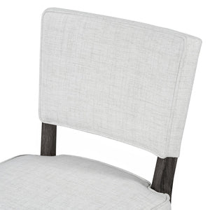 English Elm TREXM Retro Round Dining Table Set for 4 with Distressed Wood Finish, Origami Base & Upholstered Chairs ST000138AAP