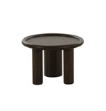 VIG Furniture Modrest Strauss - Contemporary Brown Ash Round Tall End Table VGOD-LZ-326E-BRN