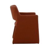 VIG Furniture Modrest Lasara - Modern Rust Fabric Dining Chair VGDW-L-895-RST