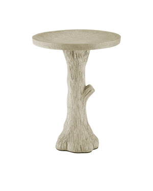 Currey & Company Faux Bois Concrete Garden Bird Bath with Sculpted Tree Trunk Base and Portland Finish 2200-0044