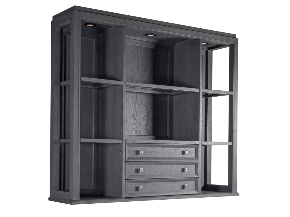 Lexington Artistica Home Appellation Deck - Exquisite New Traditional Design In Misty Gray With Brushed Nickel Accents Gray Wood 2200-850